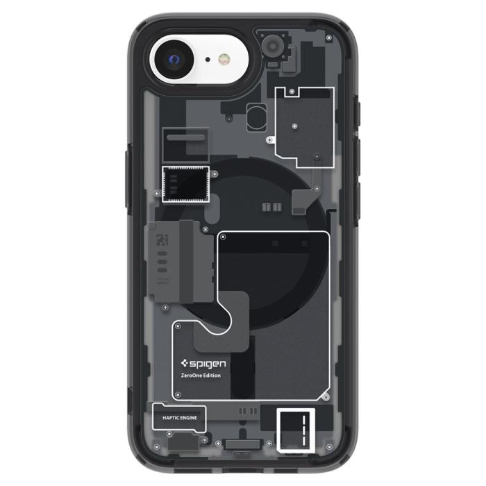 Bild 2, Spigen Spigen iPhone 17e / 16e Skal MagSafe Ultra Hybrid Zero One Svart