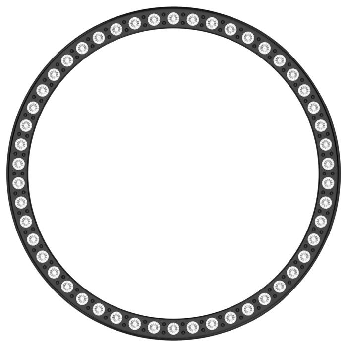 Bild 4,  Huawei Watch GT 6 41 mm Skal Strass Svart
