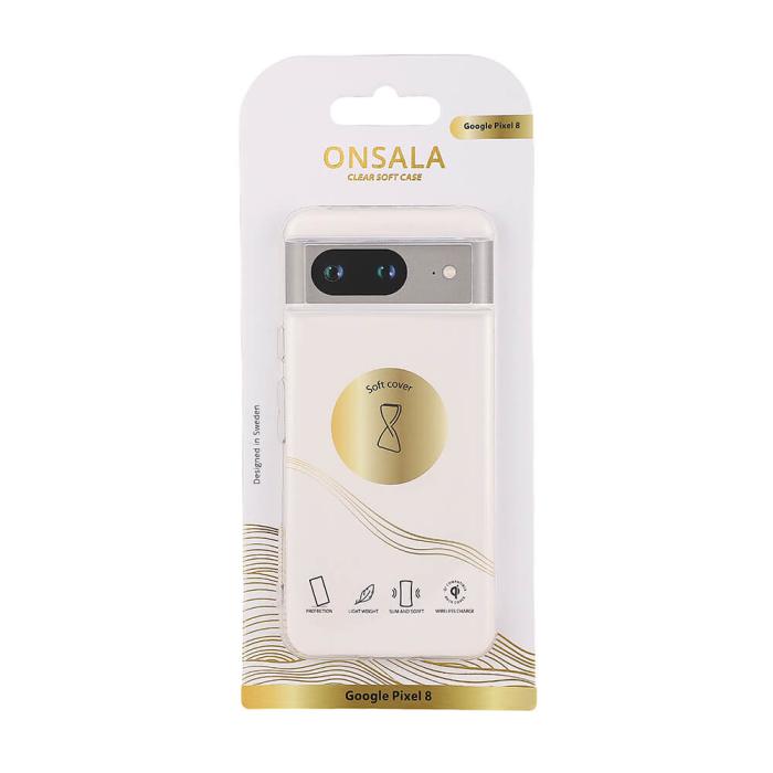 Bild 2, Onsala ONSALA Google Pixel 8 Mobilskal TPU Transparent