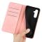  Samsung Galaxy A35 5G Fodral Flip Skin Touch Rosa