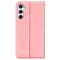  Samsung Galaxy A35 5G Fodral Flip Skin Touch Rosa