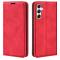  Samsung Galaxy A35 5G Fodral Flip Skin Touch Röd