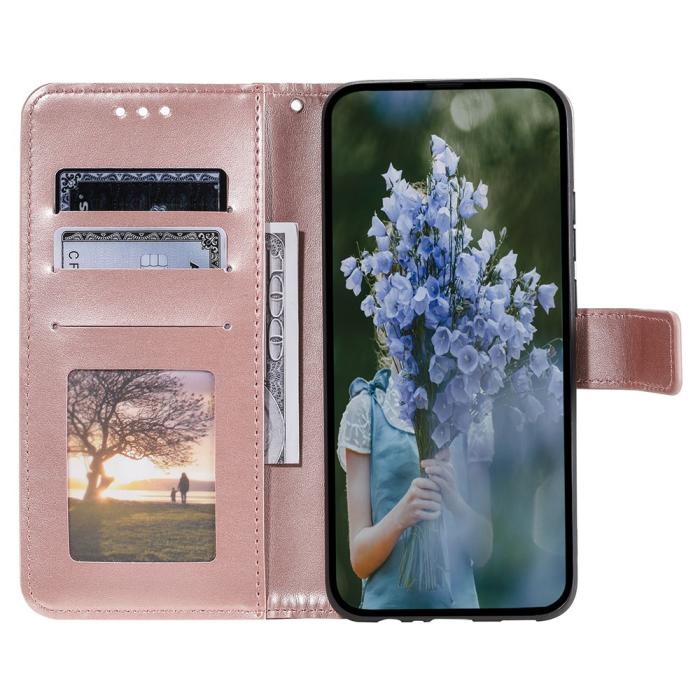 Bild 2,  Sony Xperia 1 VII Fodral Mandala Läder Roséguld