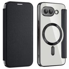  Google Pixel 9a Fodral MagSafe RFID Hybrid Svart