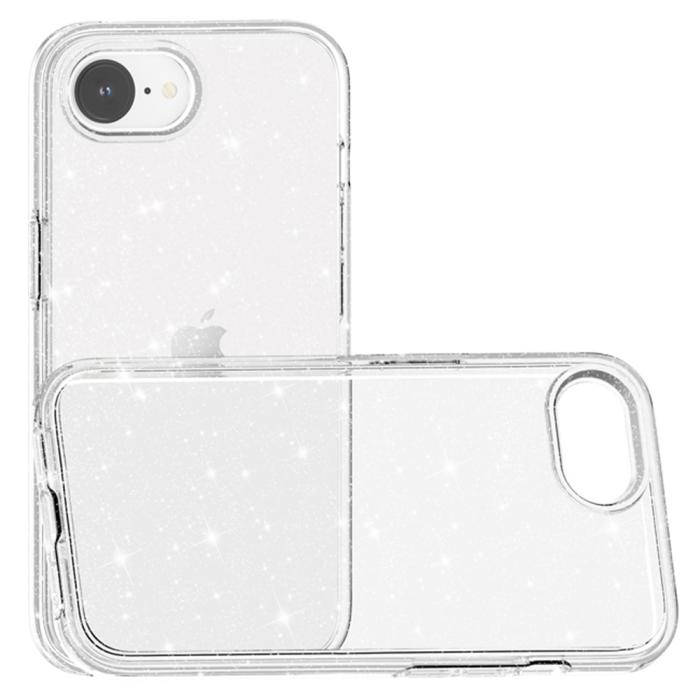 Bild 5,  iPhone 17e / 16e Skal Glitter Shockproof Transparent