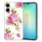  Samsung Galaxy A07 Skal Med Tryck Rosa Blommor