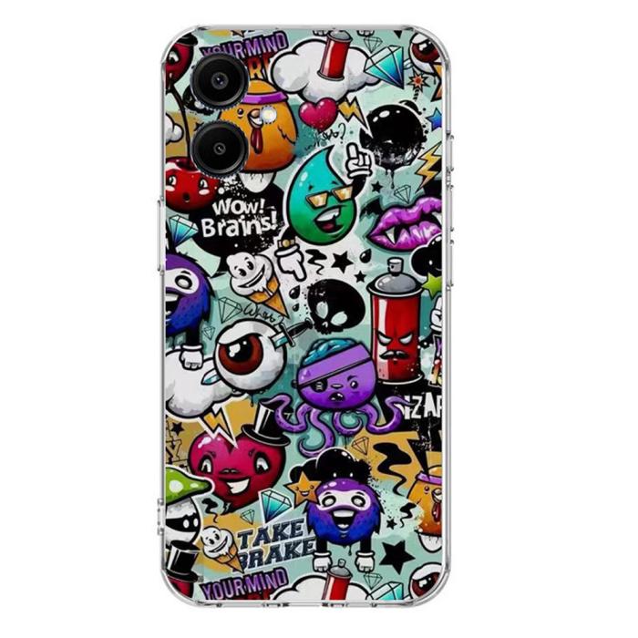 Bild 2,  Samsung Galaxy A07 Skal Med Tryck Graffiti