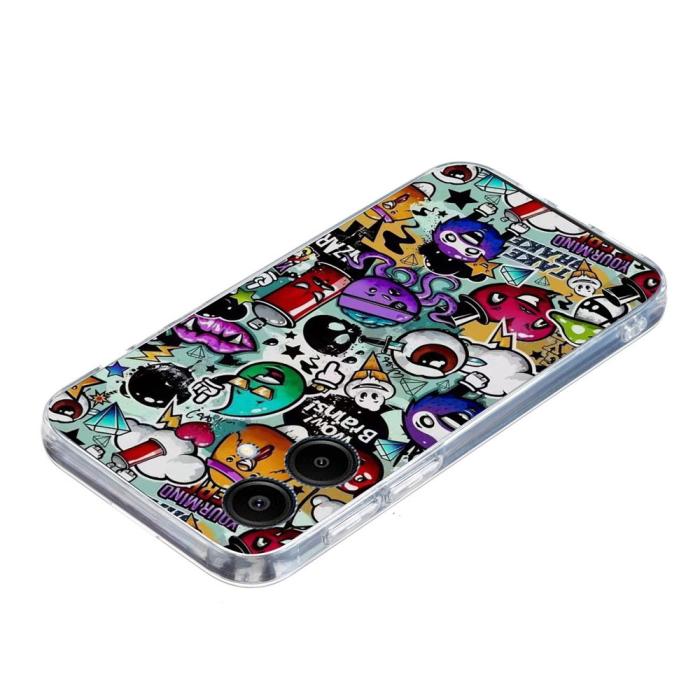 Bild 4,  Samsung Galaxy A07 Skal Med Tryck Graffiti