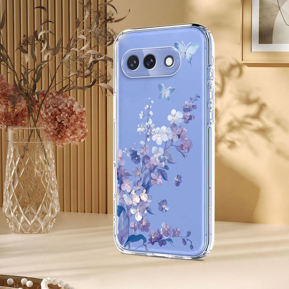  Google Pixel 10a Skal Med Tryck Blommor