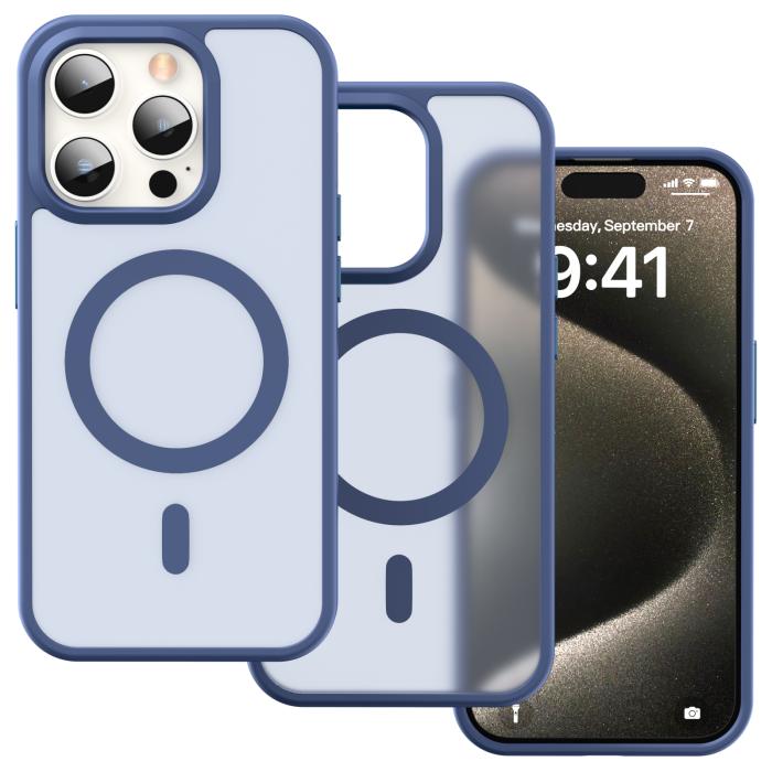 Bild 2, ColorPop ColorPop iPhone 15 Pro Max Skal CH MagSafe Matt Lavender Ash