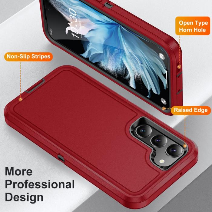Bild 2,  Galaxy S25 Plus / S24 Plus Skal Xtreme Shockproof Röd/Svart