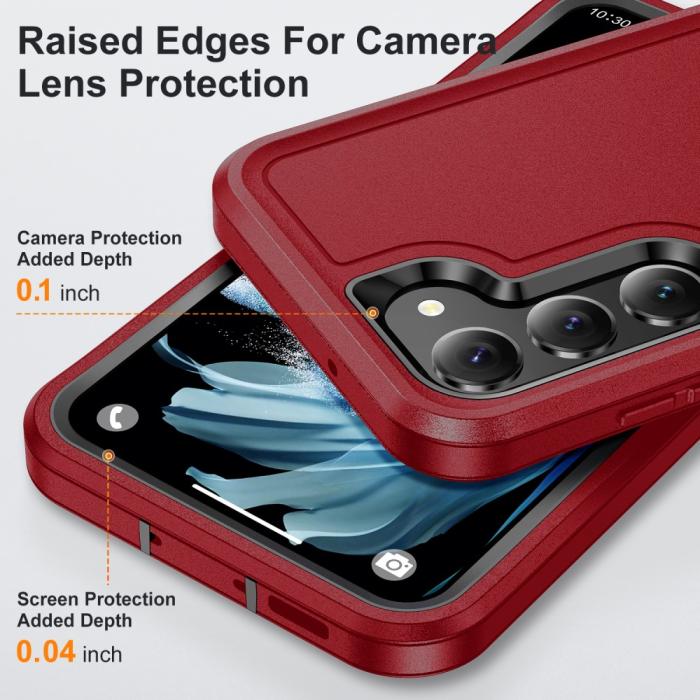 Bild 4,  Galaxy S25 Plus / S24 Plus Skal Xtreme Shockproof Röd/Svart