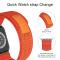 ColorPop Apple Watch 38/40/41/42 mm Armband Nylon Trail Loop Orangeröd