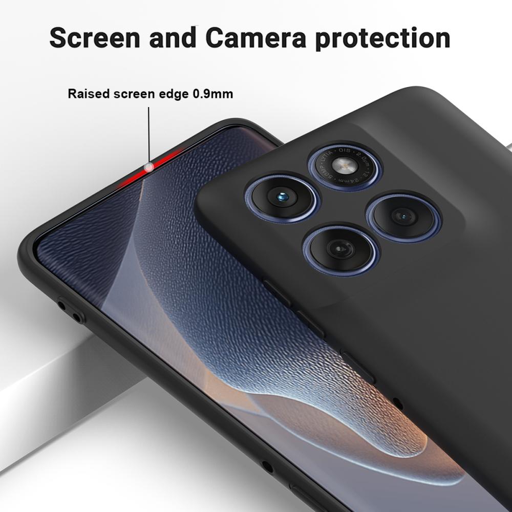  Motorola Edge 70 Skal Liquid Silikon Svart