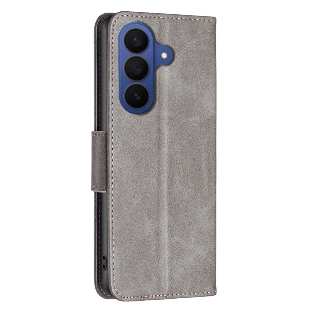  Samsung Galaxy S26 Fodral Läder Grå