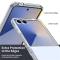  Samsung Galaxy Z Flip 7 Skal TPU / Akryl Transparent