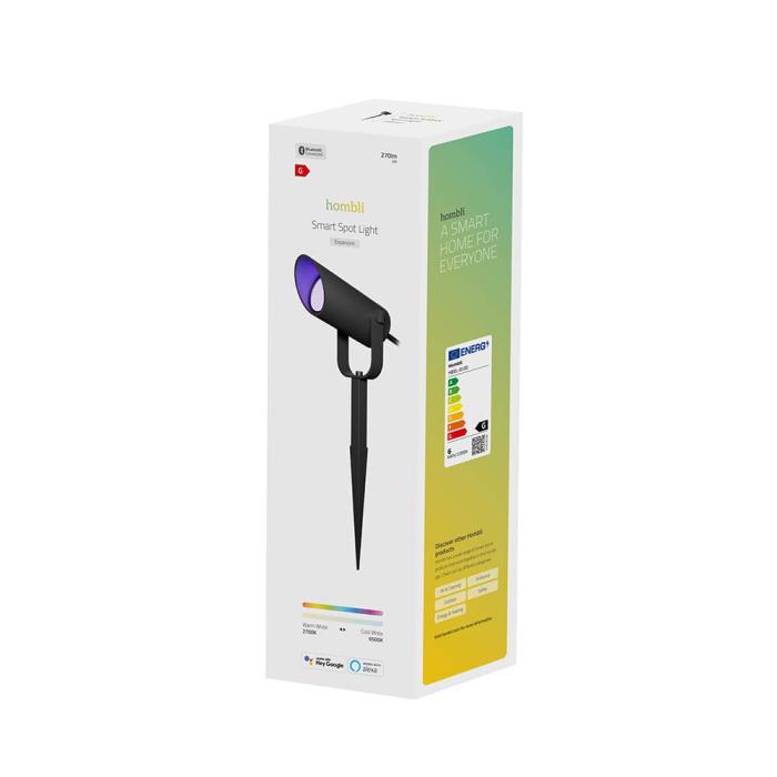 Bild 2, Hombli Hombli Smart Utomhus Spotlight 1-pack RGB CCT Svart