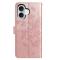  iPhone 17 Fodral Med Fjäril Tryck Roséguld