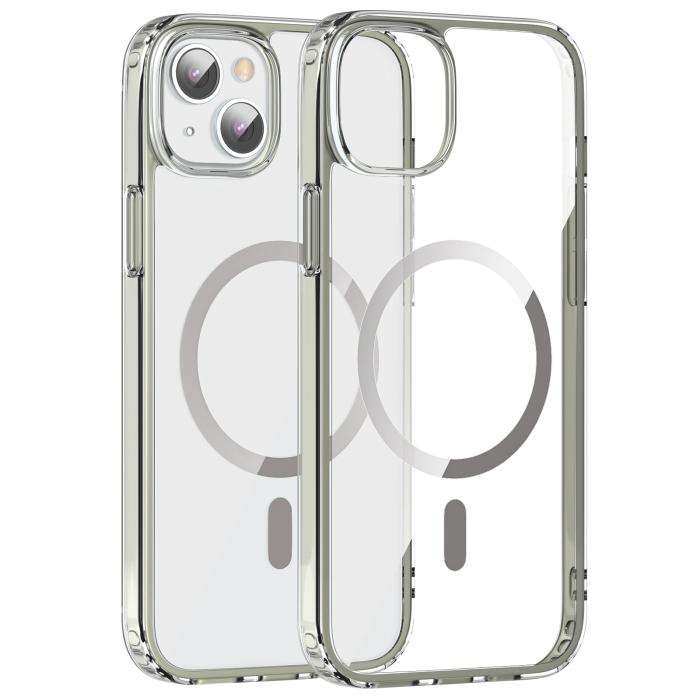 Bild 2, ColorPop ColorPop iPhone 15 Skal CH MagSafe Transparent/Titanium