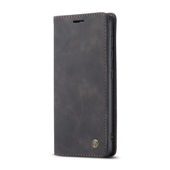 Bild 5, CASEME Samsung Galaxy S21 - CASEME Vintage Flip Fodral - Svart