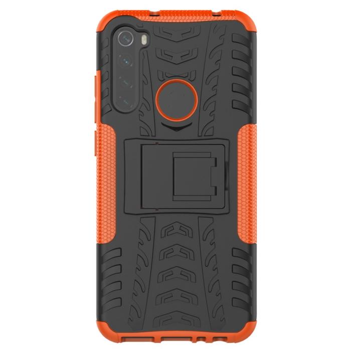Bild 2,  Xiaomi Redmi Note 8T - Ultimata Stöttåliga Skalet med Stöd - Orange