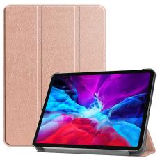  iPad Pro 12.9 (2018/2020) - Tri-Fold St&ouml;djer Apple Pen Laddning - Ros&eacute;guld