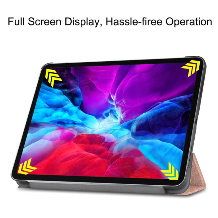 Bild 4,  iPad Pro 12.9 (2018/2020) - Tri-Fold Stödjer Apple Pen Laddning - Roséguld