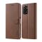 LC.IMEEKE LC.IMEEKE Xiaomi Redmi Note 11 Pro 5G Fodral Läder Brun