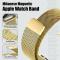  Apple Watch 38/40/41/42 mm Armband Milanese Guld