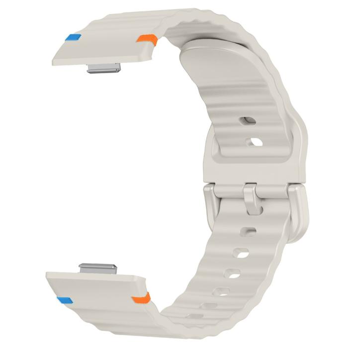 Bild 3,  Huawei Watch Fit 4 Pro / 4 / 3 Klockarmband Wave Silikon Starlight