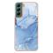  Samsung Galaxy S23 Plus Skal Marmor TPU Blå