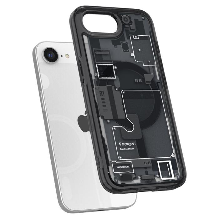 Bild 6, Spigen Spigen iPhone 17e / 16e Skal MagSafe Ultra Hybrid Zero One Svart
