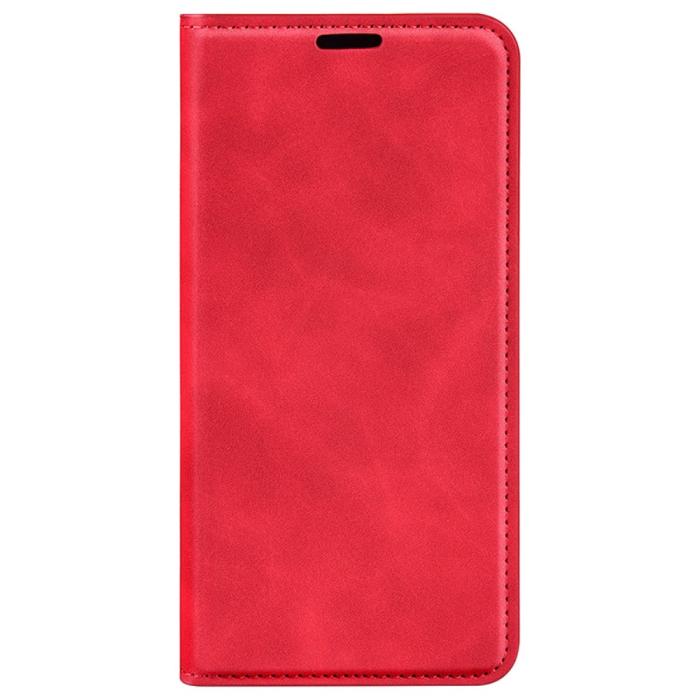 Bild 5,  Samsung Galaxy A35 5G Fodral Flip Skin Touch Röd