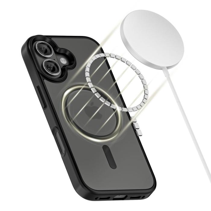 Bild 2, Tech-Protect Tech-Protect iPhone 17 Skal MagSafe MagMat Matt Svart