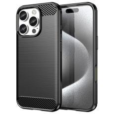  iPhone 16 Pro Skal Kolfiber Textur Svart