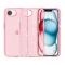  iPhone 17e / 16e Skal Glitter Shockproof Rosa