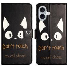 iPhone 16 Plus Fodral Med Tryck Dont Touch Katt