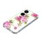  Samsung Galaxy A07 Skal Med Tryck Rosa Blommor