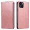  iPhone 15 Plus Fodral Flip Läder Roséguld