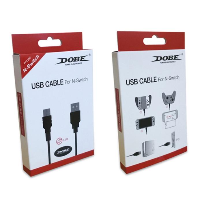Bild 5, DOBE DOBE 1.5m USB-C Laddningskabel för Nintendo Switch Svart
