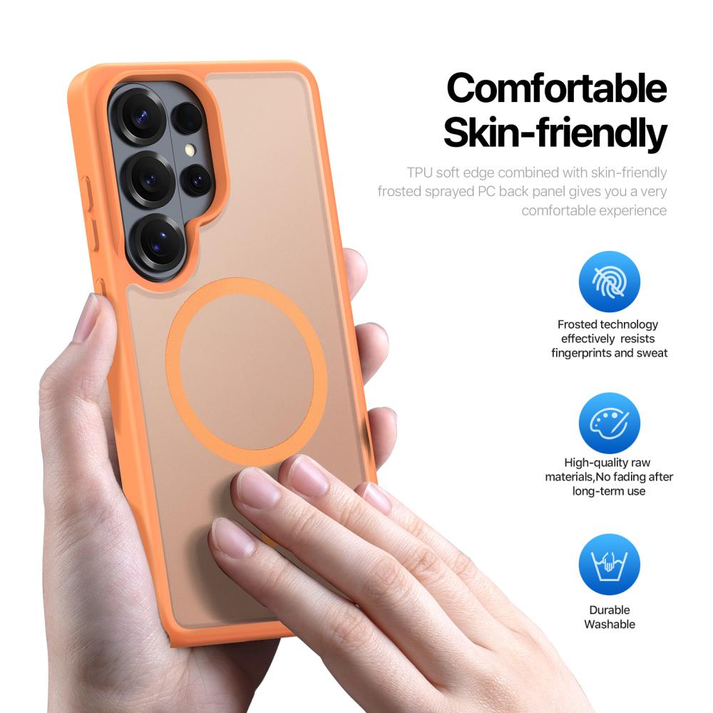 DUX DUCIS DUX DUCIS Galaxy S26 Ultra Skal MagSafe Yind Series Orange