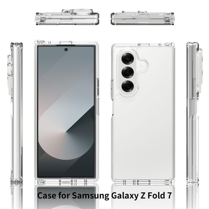 Bild 5,  Samsung Galaxy Z Fold 7 Skal TPU / Akryl Transparent