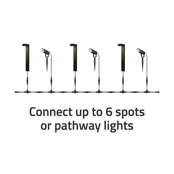Bild 8, Hombli Hombli Smart Utomhus Spotlight 3-pack RGB CCT Svart