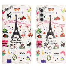  Samsung Galaxy S24 FE Fodral Med Tryck Eiffeltornet