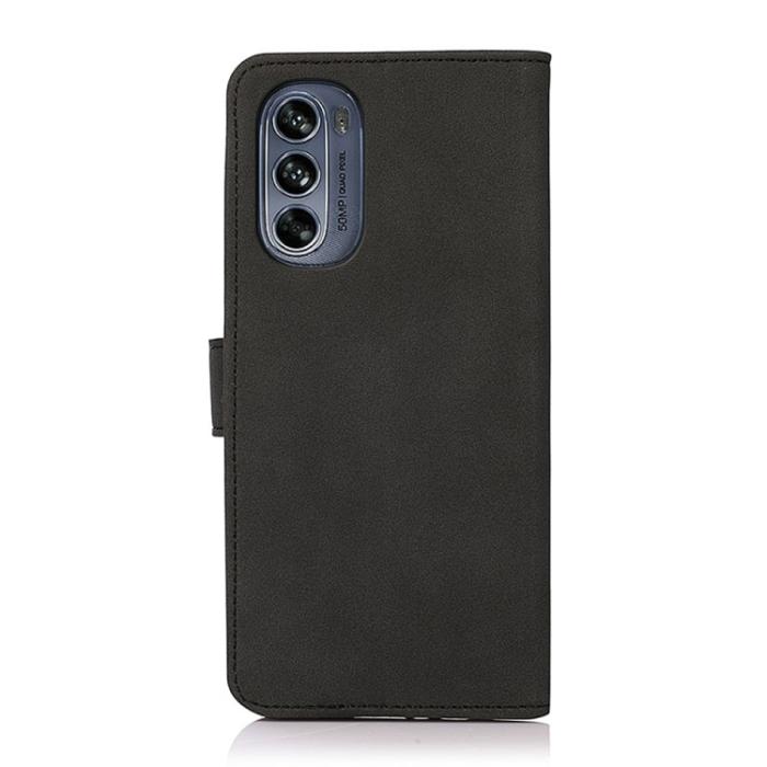 Bild 3, KHAZNEH KHAZNEH Motorola Moto G62 5G Fodral Matt Läder Svart