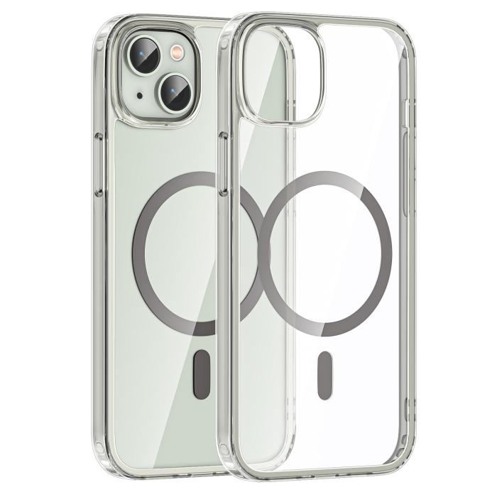 Bild 2, ColorPop ColorPop iPhone 15 Plus Skal CH MagSafe Transparent/Titanium