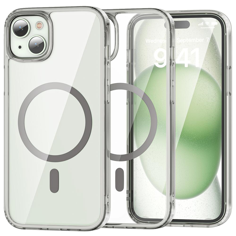 ColorPop ColorPop iPhone 15 Plus Skal CH MagSafe Transparent/Titanium