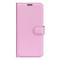  Xiaomi Redmi Note 14 5G Fodral Litchi Läder Ljus Rosa