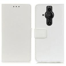  Sony Xperia Pro-I Fodral L&auml;der Vit
