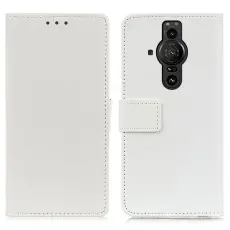  Sony Xperia Pro-I Fodral L&auml;der Vit